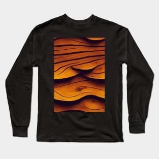 Wood pattern, a perfect gift for any woodworker or nature lover! #52 Long Sleeve T-Shirt